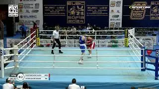 Gavin Ryan (IRL) vs. Alen Rustemovski (MKD) EUBC U23 Championships 2024 (57kg)