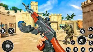 Robot FPS Shooting Strike 2 | Смертельная миссия, часть 1 | Геймплей на Android
