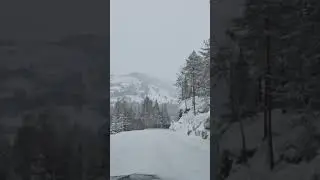 Beautiful snowy landscape #norway  #snow #winter