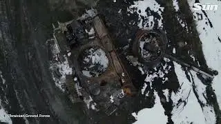 post apocalyptic landscape from Ukraine