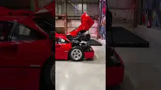 Full OPEN 1987 Ferrari F40! 😳 #ferrari #f40 #asmrsounds