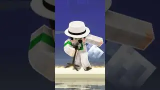 Michael Jackson Moonwalk - Minecraft #shorts