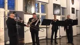 Występ Toruńskiego Kwartetu Blaszanego Dętego Copernicus Brass