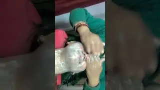 फैसियल और हेयर कटिंग#fashion #youtubevido