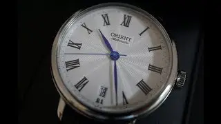 $120 Classic Blue Hands Japanese Automatic Men Ladies Dress Watch ORIENT SOMA FER2K004W0 Unboxing 4K