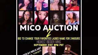 Brucarts Mico Live Auction Anniversary Promo