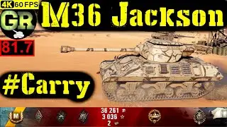 World of Tanks M36 Jackson WoT Replay - 6 Kills 3.6K DMG(Patch 1.5.0)