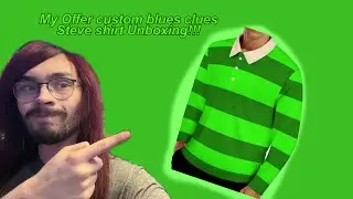 My Offer custom blues clues Steve shirt Unboxing!!!
