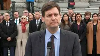 B.C. Premier Eby addresses provincial day of mourning after Tumbler Ridge tragedy