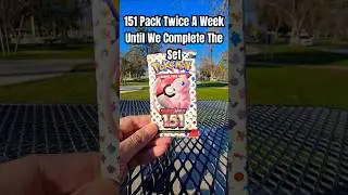 151 Pack Twice A Week Until We Complete The Set #pokemon #pokemontcg #charizard #pikachu