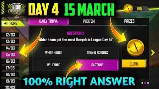 15 march esports ultimate challenge answers day 4/how to complete ultimate challenge day 4 answer