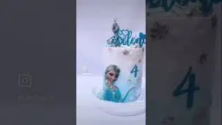 Disney Frozen #cake #tutorial #shortvideo #trending #business #buttercream #tiktok #art #a #happy