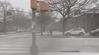 channel update while walking in another New York snowfall 