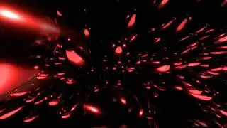Futuristic Red Alert Zone Tunnel Abstract Lights Motion Colour Effect Background | 4k Screensaver