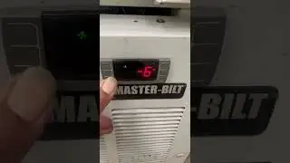 How to change the temperature on a dixel controller #refrigeracion #refrigeration #freezer #cooler