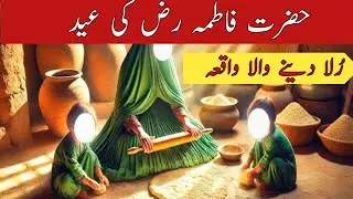 Bibi Fatima or Hussan Hussain ki drd bhre Eid|ama Fatima ki eid|Hazrat Muhammad ki eid|islamic story