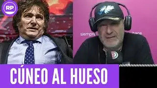 ¡¡SE PICÓ!! SANTIAGO CÚNEO LE LLENÓ LA CARA DE DEDOS A MILEI: “HAY QUE TERMINAR CON ESTE GOBIERNO”