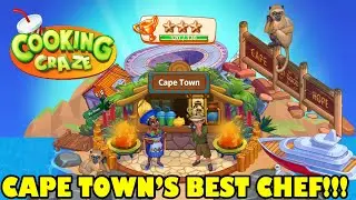 Cape Of Good Hope!! Cooking Craze Cape Town City Gameplay Walkthrough Levels 116-120 (iOS Android)