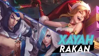 Xayah e Rakan vs Jinx e Yummi | Duo Bot Gameplay