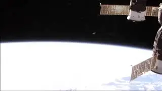 Anomaly, Caught just now from ISS live camera, a.few.seconds later screen is off.