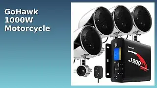 REVIEW (2025): GoHawk 1000W Motorcycle Audio. Features.