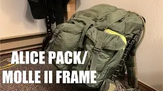 Конвертация ALICE Pack в раму MOLLE II: начальная настройка