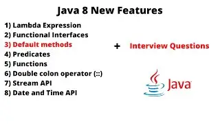 Java 8 New Features | Default methods