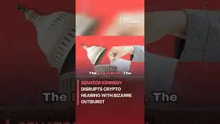Senator Kennedy Disrupts Crypto Hearing with Bizarre Outburst #politics
