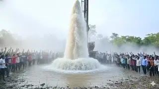 Borewell Drilling - 5 HP Motor Water Force | 140 Feet Depth 