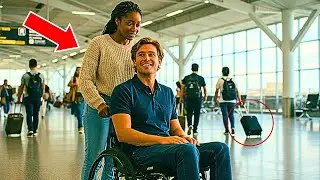 Black Woman Pushes a Stranger's Wheelchair Through Security, and He Asks Her to Travel the