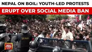 Gen Z Revolution: Nepal's Youth Protest Social Media Ban, Clashes Erupt in Kathmandu | India Today