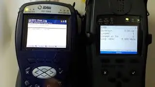 RFC2544 Test using JDSU HST 3000 and ARGUS 165