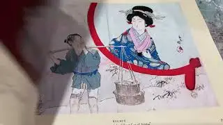 Japanese Warriors,Rogues and beauties -woodblocks from adventure stories 