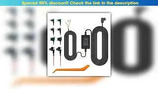 Top REDTIGER F7N F9 F17 F7N TDash Cam Hardwire Kit USB C PortCar DVR Record Charger Cable Kit 12V-&bull;