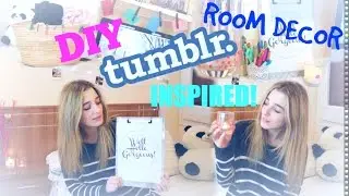 DIY ROOM DECOR TUMBLR INSPIRED!