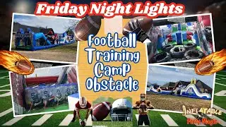 Football Training Camp Obstacle Course Rental From Inflatable Party Magic