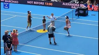 Visit ASB Classic with Alex Eala vs Petra Marčinko tennis match in Auckland, New Zealand