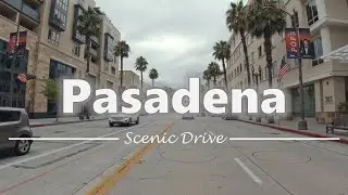 Driving in Downtown Pasadena, California - 4K60fps