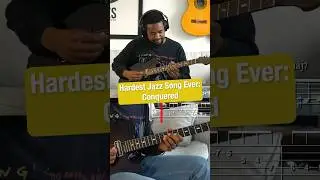 Hardest Jazz Song Ever: Conquered #jazz #music #guitar