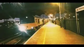 66427 heading through Peterborough Station to Tilbury 2 Container Terminal 