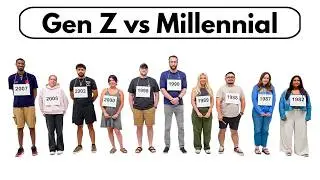 5 Gen Z vs 5 Millennials