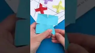 How to make DIY origami FINGER TRAP [paper finger trap, origami fidget toy] shorts
