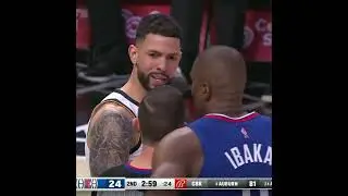 Morris got flagrant 1 for this foul on Rivers. 👀👀