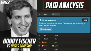 BOBBY FISCHER VS BORIS SPASSKY! - DEEP ANALYSIS - Sveti Stefan & Belgrade YUG 1992