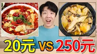 外卖250元水煮鱼和20元水煮鱼，究竟有什么区别？【外卖对决】