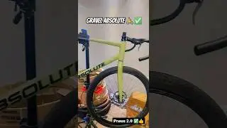 GRAVEL Absolute com pneus 2.0 KEVLAR #gravel #absolute #isapa #shimano #deore