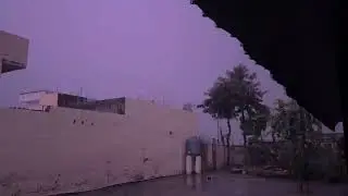 ASMR Rain 🌧️ in Dawn of countryside outback village #storm 