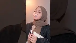 cute Muslim girl vape tricks hijabi girl smoking girl hookah bar hukka bar vaping #shorts