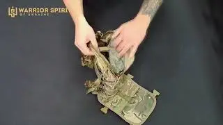 Рюкзак тактичний добовий з клапаном для шолома Warrior Spirit WS-R