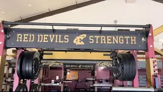 Eureka College Football Off Season Workout || Push Day Addition
